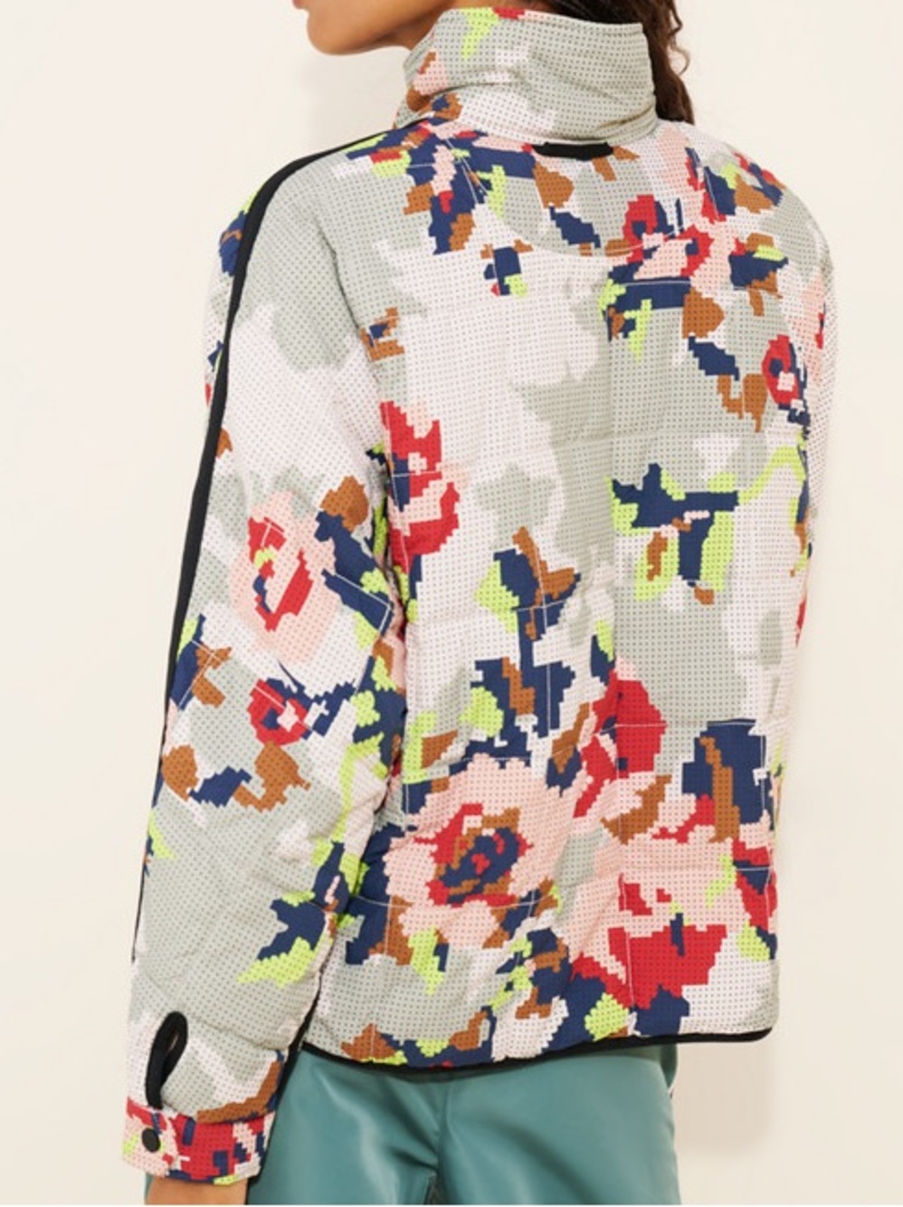 FP Movement by Free People Pippa Printed Packable Puffer Jacket Size L - Picture 6 of 10